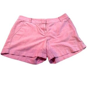 J. Crew Pink City Fit Shorts Casual 100% Cotton Size 6
